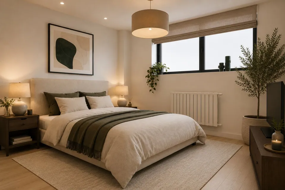 New Spring House apartment: bedroom