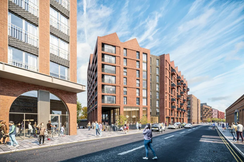 Pall Mall Square, Liverpool: street approach