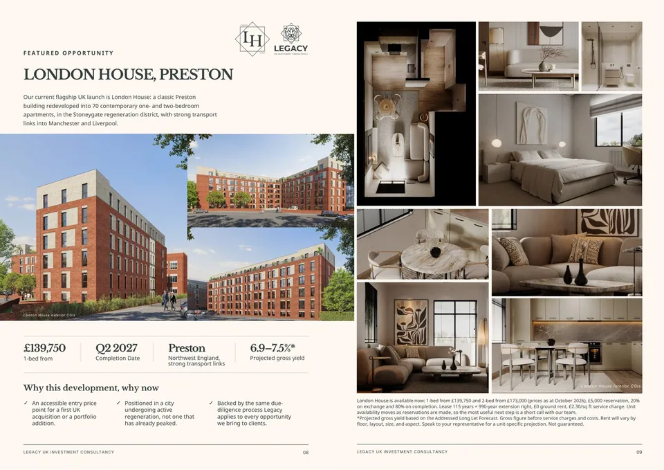 Guide pages: London House, Preston