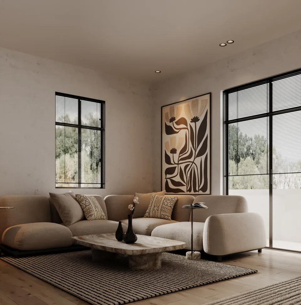 Two-bedroom apartment: lounge