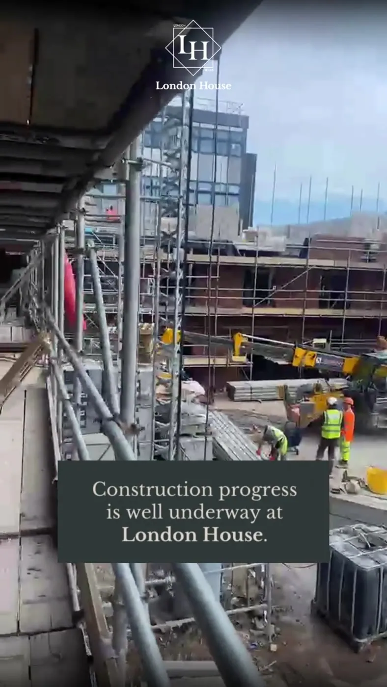 London House construction, June 2026