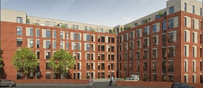 Modern apartments in Preston