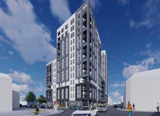 New build flats in Preston